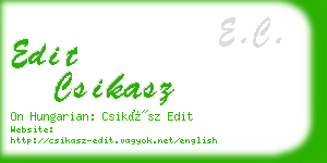 edit csikasz business card